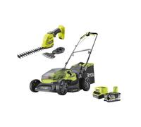 Pack Tondeuse et Cisaille 18V RYOBI - Batterie 5,0Ah et Chargeur - RY18LMX37AGSA-150