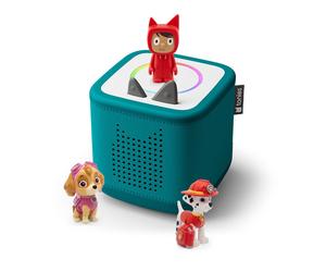Pack Toniebox 2 - Boite À Histoires - 1 Figurine Rubie - La Pat' Patrouille Marcus Et Stella Vert Océan TU