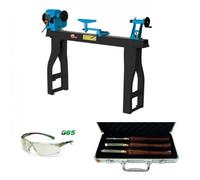 Pack tour à bois 1100W - 1100mm - TAB110 + coffret de gouges et lunettes OFFERTS LEMAN
