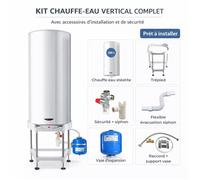 Pack tout compris chauffe eau électrique 200 L Sagéo stéatite ARISTON