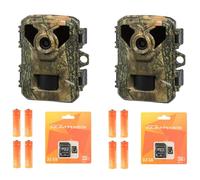 PACK TOUT INCLUS 2 x piège photographique - caméra de chasse PIE1075 Sans taille