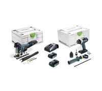 Pack TPC 18 + PSC 420 Carvex + 2 batteries 18V 4 Ah + 1 Chargeur TCL 6 FESTOOL