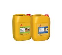Pack Traitement et Protection SIKA - Sikagard-120 Stop Vert 20L - Sikagard-221 Protecteur Facade 20L
