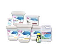 Pack traitement piscine 3 mois - Filtre à cartouche