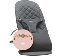 Pack Transat Bliss Coton Anthracite + Arche De Jeux Yeux Espiègles - Babybjörn