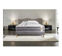 Pack Trente 140 x 190 cm sommier Kit Gris