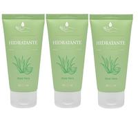 [PACK TRIPLE] Crème pour les mains hydratante, apaisante et régénérante à l'aloe vera Deliplus | 3 flacons de 75 ml = 225 ml