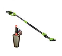 PACK tronçonneuse 2en1 - Avec RootSlayer à main - VENTEO - Manche télescopique - Tronçonneuse électrique - Outils multifonctions jardin - Léger/Facile d'utilisation - Etui nylon OFFERT G