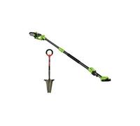PACK tronçonneuse électrique et son manche + RootSlayer - VENTEO - Outils multifonctions jardin - Léger/Facile d'utilisation