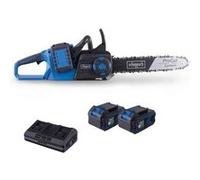 Scheppach Tronçonneuse sans fil BC-CS355Duo-X 20V IXES 33,5/35,6 cm 15 m/s 2x4Ah chargeur double