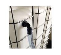 Pack trop-plein cuve eau embout coudé Ø 15 mm - Arrosage de jardin - 2 mètres de tuyau