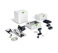 Festool - Pack Scie Plongeante Tsc 55 + Perceuse Visseuse Txs 18 Festool