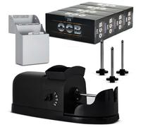 Pack Tubeuse Electrique Art et Volutes 3 en 1 + Tubes OCB + Etui Métal Aluminium