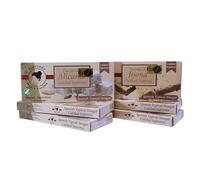 Pack Turrón Espagnol - Nougat Artisanal aux Amandes - 3 Alicante Dur + 3 Jijona Tendre - Recette Traditionnelle d’Espagne - Sans Gluten - Coffret Cadeau Gourmet Maria Simona