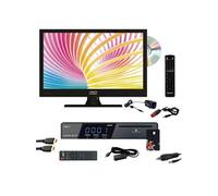 Pack TV LED 15.6" 39cm Téléviseur HD + Récepteur TNTSAT avec carte valable 4ans