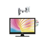 pack antarion tv led 15.6pouces 39cm hd tnt support tv camping car 180° charge max 15kg G