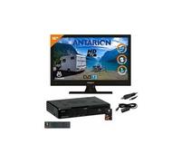Pack tv led 16" 40cm téléviseur hd + récepteur tntsat avec carte valable 4ans
