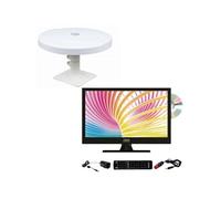 Pack tv led 16 hd dvd integre antenne tnt passive 40 cm dimensions L.37 cm h.23 cm p.5.5 cm -