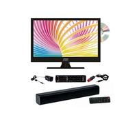 Pack tv led 16 pouces hd dvd integre bluetooth barre de son compact L.37.6 x H.24 x P.4.5 cm -
