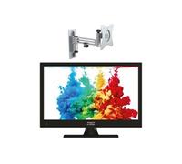 PACK ANTARION TV LED 15.6"" 39cm Full HD + Support TV Camping car 180° Charge max 15kg
