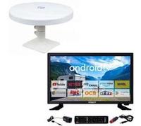 Pack ANTARION TV LED 19" 48cm Téléviseur HD SMART + Antenne TNT Omnidirectionnelle