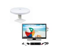 Pack TV led 19pouces 48cm hd dvd intégré antenne tnt omnidirectionnelle