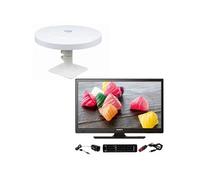 Pack TV led 19pouces 48cm téléviseur hd 12v antenne tnt omnidirectionnelle