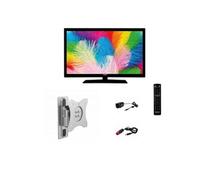 Pack TV LED 21.5" 54cm Full HD 12V + Support TV 180° Camping-Car