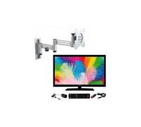 Pack ANTARION TV LED 22" 55cm Full HD 12V Camping-car + Support TV Double bras