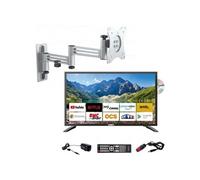 Pack ANTARION TV LED 22" 55cm Smart Connect Lecteur DVD + Support TV Double Bras
