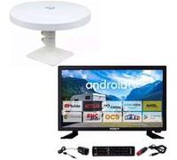 TV LED Antarion pack tv led 22pouces 55cm smart tv antenne tnt omnidirectionnelle