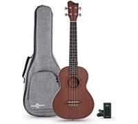 Pack Ukulélé Électro-Acoustique Ténor en Sapelli par Gear4music