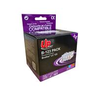 Pack UPrint compatible BROTHER LC123, 4 cartouches