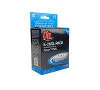 UPrint E-26XL - Pack de 4 - noir, jaune, cyan, magenta - compatible - cartouche d'encre - pour Epson Expression Premium XP-510, 520, 600, 610, 615, 620, 625, 710, 720, 800, 810, 820