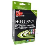 Pack UPrint compatible HP 363, 6 cartouches Pack G