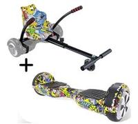 Pack Urbanglide Hoverboard 65 Lite 550 W Roues 6,5″ avec Kart Pilot Multicolore G