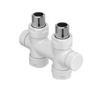 Pack vanne d'isolement en h droit monotube / bitube Blanc - ACOVA 991611