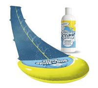 Pack Ventriglisse Géant XXL | 1 Tapis de Glisse Double Piste 10 Mètres + 1 Litre Savon Extra-Glissant 100% Naturel | Qualité Premium | Slip'n Slide Jeux d'eau 100% Fun | OriginalCup®
