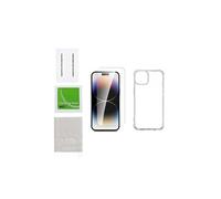 PACK verre trempé et coque de protection transparente APPLE IPHONE 15
