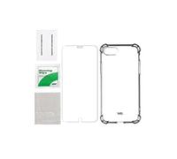 WE PACK verre trempé et coque de protection transparente IPHONE 7 / 8 / SE 2020