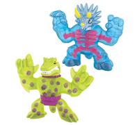 Pack Versus H ros de Goo Jit Zu Dino X-Ray Stone Age Rampage - Tritops vs Shredz