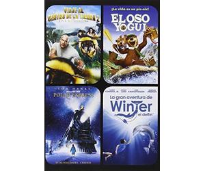 Pack: Viaje Al Centro De La Tierra 2 + El OSO Yogui + Polar Express + La Gran Aventura De Winter [Import]