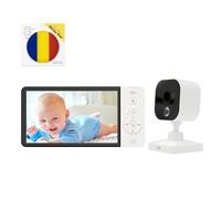 Pack Vidéo Babyphone PNI BM500 Écran 5 Pouces sans Fil 2,4 GHz et Drapeau Sticky Pad