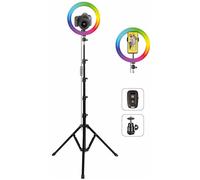 Movin'Photo Pack Vlogger Ring Light RGB XL Noir