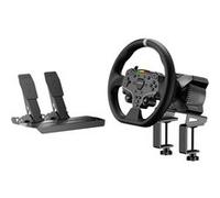 Pack volant gaming et pédales Moza R3 Racing Noir pour PC Noir A