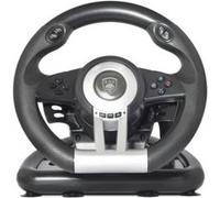 Pack Volant + Pedalier Spirit of Gamer pour PC/PS2/PS3 Noir G