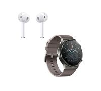 Pack Montre connectée Huawei Watch GT 2 Pro Gris + Ecouteurs sans fil Huawei FreeBuds 3i Blanc G