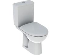 Pack WC au sol Renova avec réservoir attenant, sortie horizontale, Rimfree et abattant WC blanc Geberit