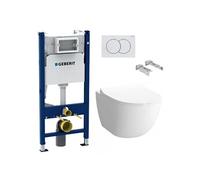 Pack WC avec bâti-support + WC sans bride SAT Infinitio 2.1