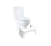 PACK WC avec bride à poser Bau Ceramic + Tabouret physiologique plastique Blanc